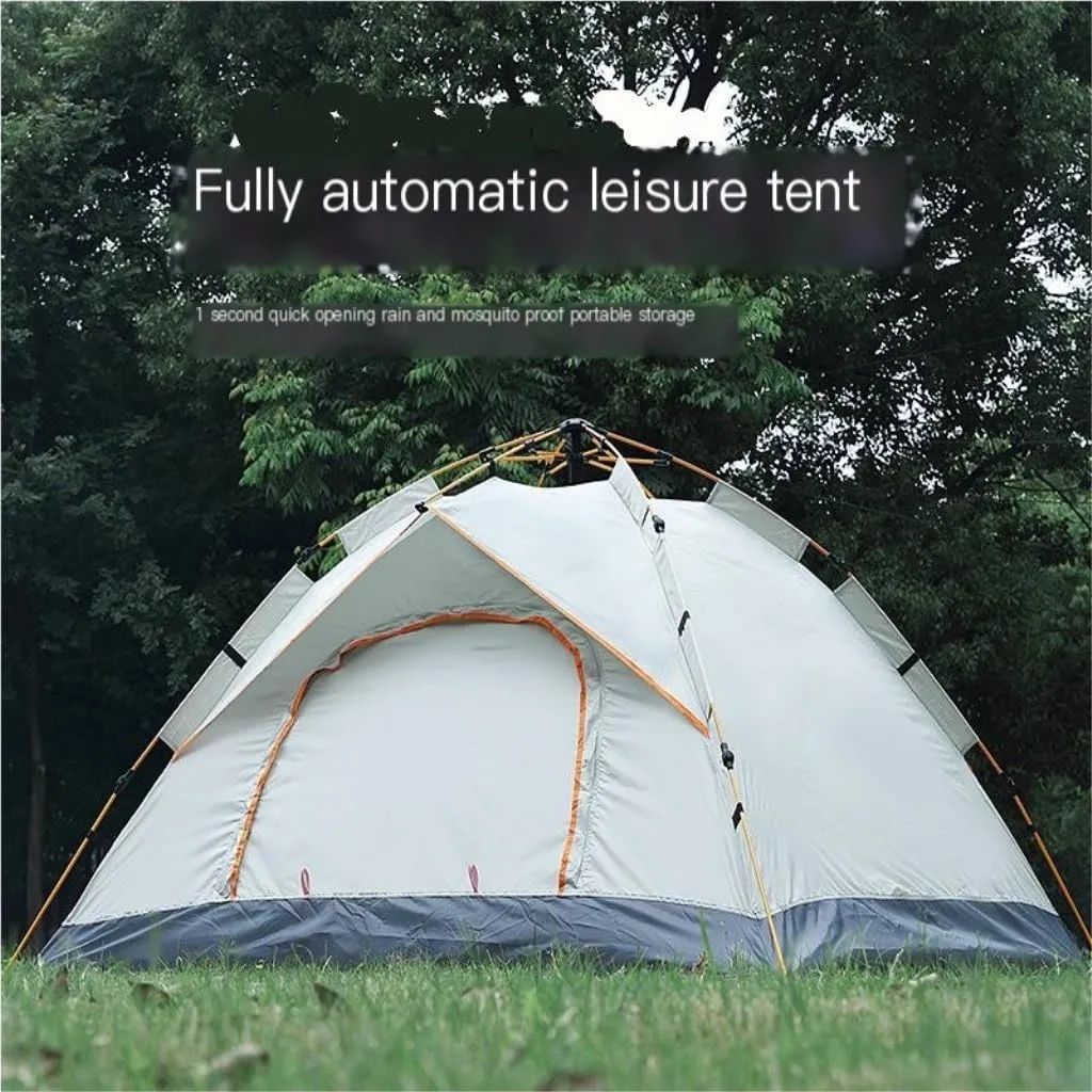 Tent Tent Outdoor Camping Automatic Tent Quick-Open Camping Fake Double-Layer Folding Camp Tent Camping Equipment Outdoor Tent