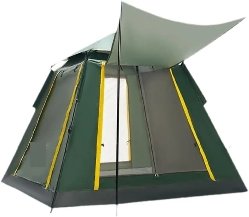 Tent Tent Outdoor Camping Windproof Tent Camping Fully Automatic Double Layer Tent Outdoor Portable Awning Outdoor Tent