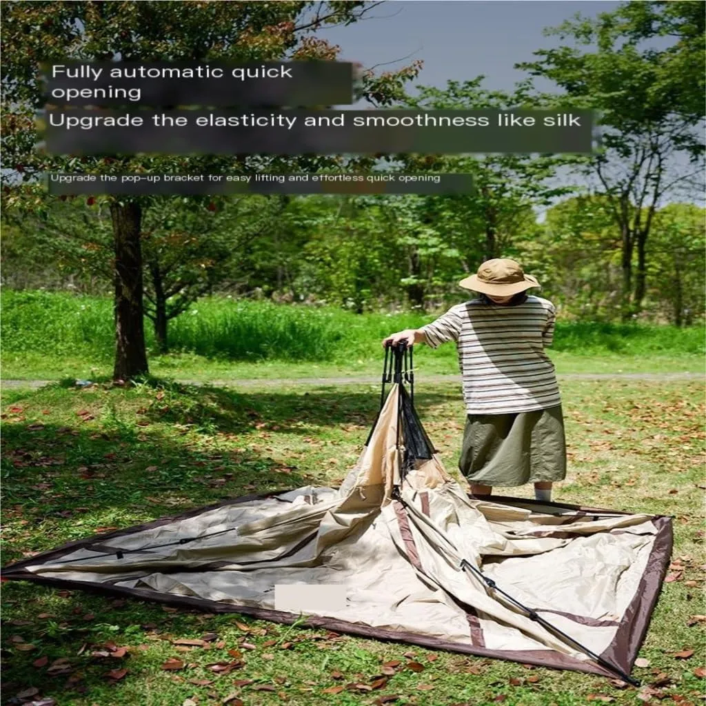 Tent Tent Outdoor Camping Windproof Tent Camping Fully Automatic Double Layer Tent Outdoor Portable Awning Outdoor Tent