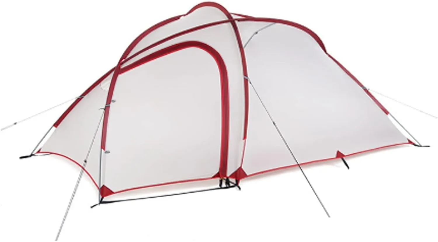 Tents for Camping 3 Person 4 Season Family Tent 20D Silicone Fabric Waterproof Double-Layer Camping Tent One Room One Hall