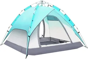 Tents for Camping Beach Tents Fully Automatic Pop-up Tents Waterproof Camping Tents Folding Travel Easy to Carry 3-4 People Outdoor Tent Family Tents for Camping Hiking Traveling
