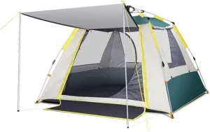 Tents for Camping Beach Tents Sunscreen Ventilation Camping Tent Instant Pop Up Beach Waterproof Tent Outdoor Sun Shelter Party Outdoor Tent Family Tents for Camping Hiking Traveling