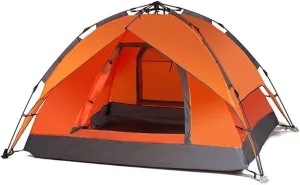Tents for Camping Beach Tents Waterproof Foldable Camping Tent Double Layer Tent Fishing Mountaineering 3-4 Person Family Tent Outdoor Tent Family Tents for Camping Hiking Traveling
