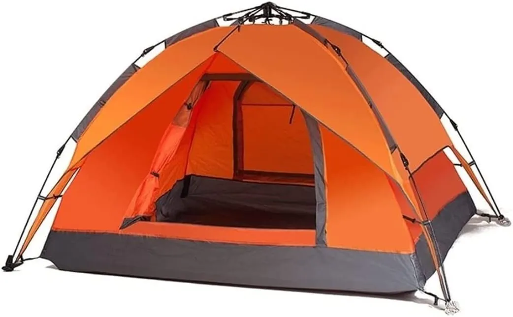 Tents for Camping Beach Tents Waterproof Foldable Camping Tent Double Layer Tent Fishing Mountaineering 3-4 Person Family Tent Outdoor Tent Family Tents for Camping Hiking Traveling