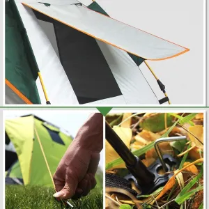 Tents for Camping Waterproof Instant Pop Up Tent 2-3 Person Camping Tent, Instant Set Up, Outdoor Hiking Backpacking Tent Shelter for Outdoor Camping Beach Hiking