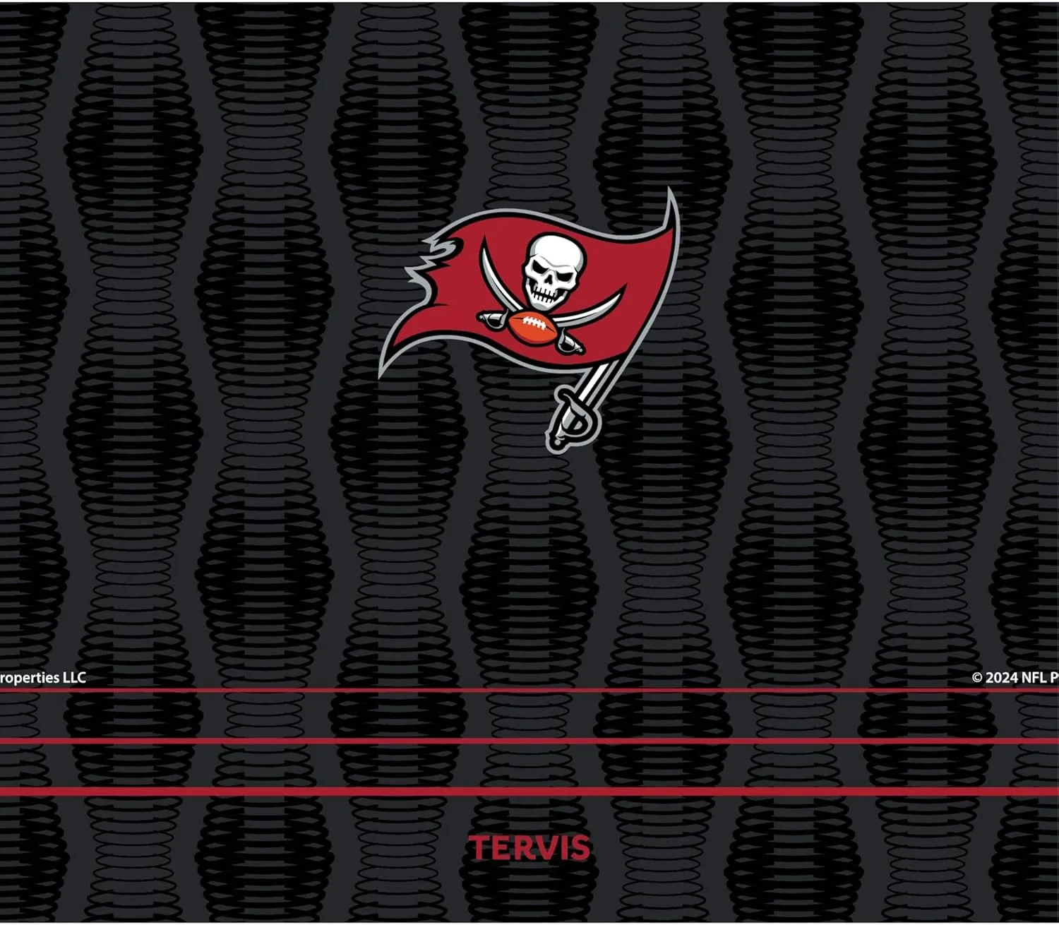 Tervis Venture Water Bottle NFL® Tampa Bay Buccaneers - Full Speed Triple Walled Insulated Tumbler Travel Cup Keeps Drinks Cold & Hot, 26oz, Stainless Steel