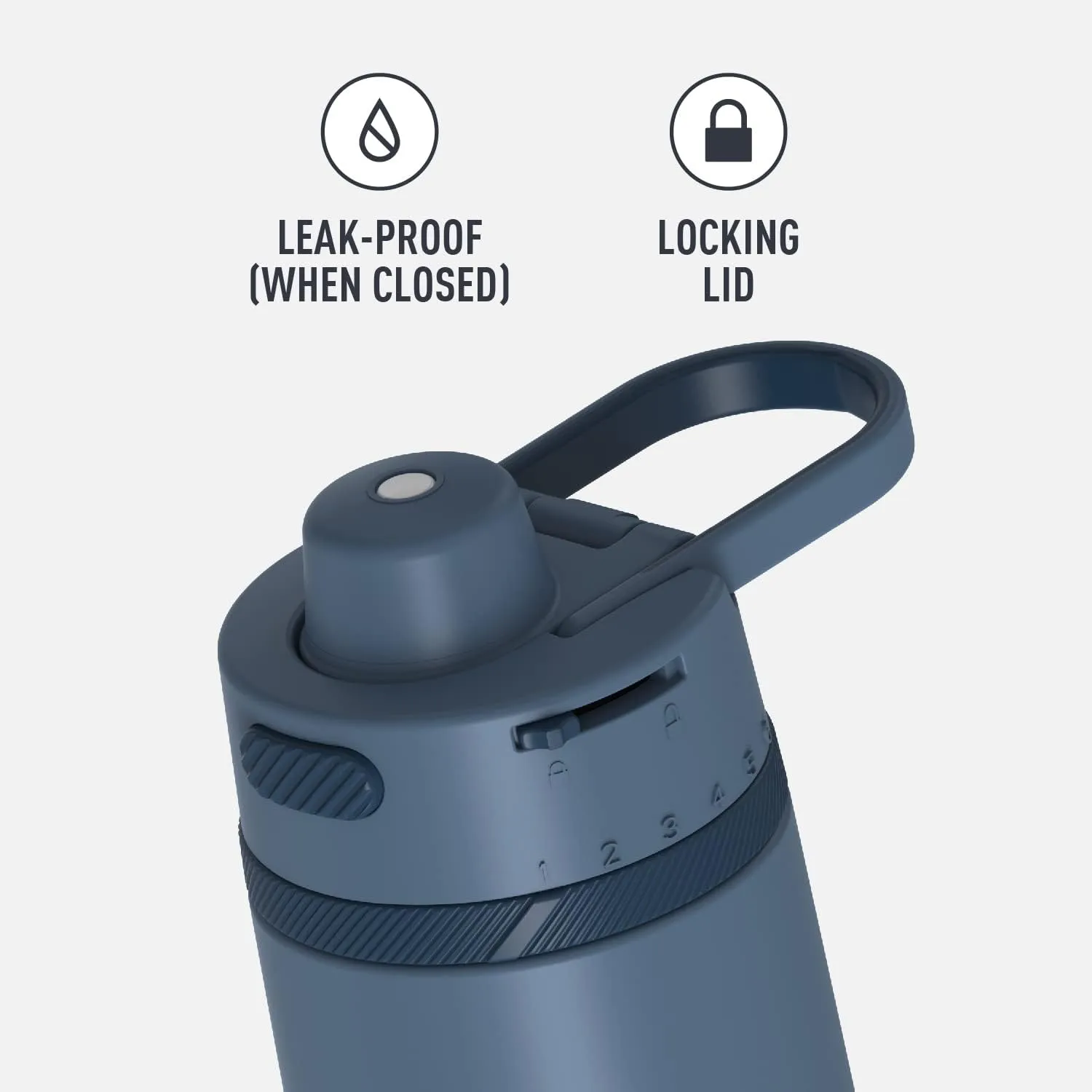 THERMOS, ALTA Series, Stainless Steel Hydration Bottle, 24 Ounce, Slate