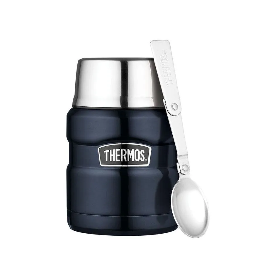THERMOS STAINLESS KING VACUUM INSULATED FOOD JAR