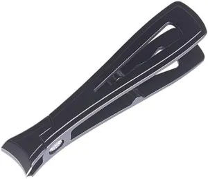 Toenail Stainless Steel Nail Scissors,Professional Nail Clippers Wide Jaw Opening,Manicure Toenail Tools Scissors (Color : Black)