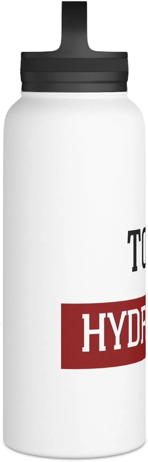 Top's Hydration: Insulated Water Bottle – Stainless Steel, Handle Lid, Perfect Military Gift, 12oz, 18oz, 32oz