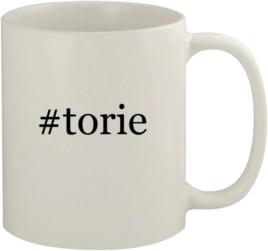 #torie - 11oz Ceramic White Coffee Mug, White