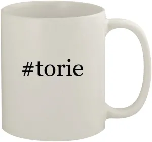 #torie - 11oz Ceramic White Coffee Mug, White