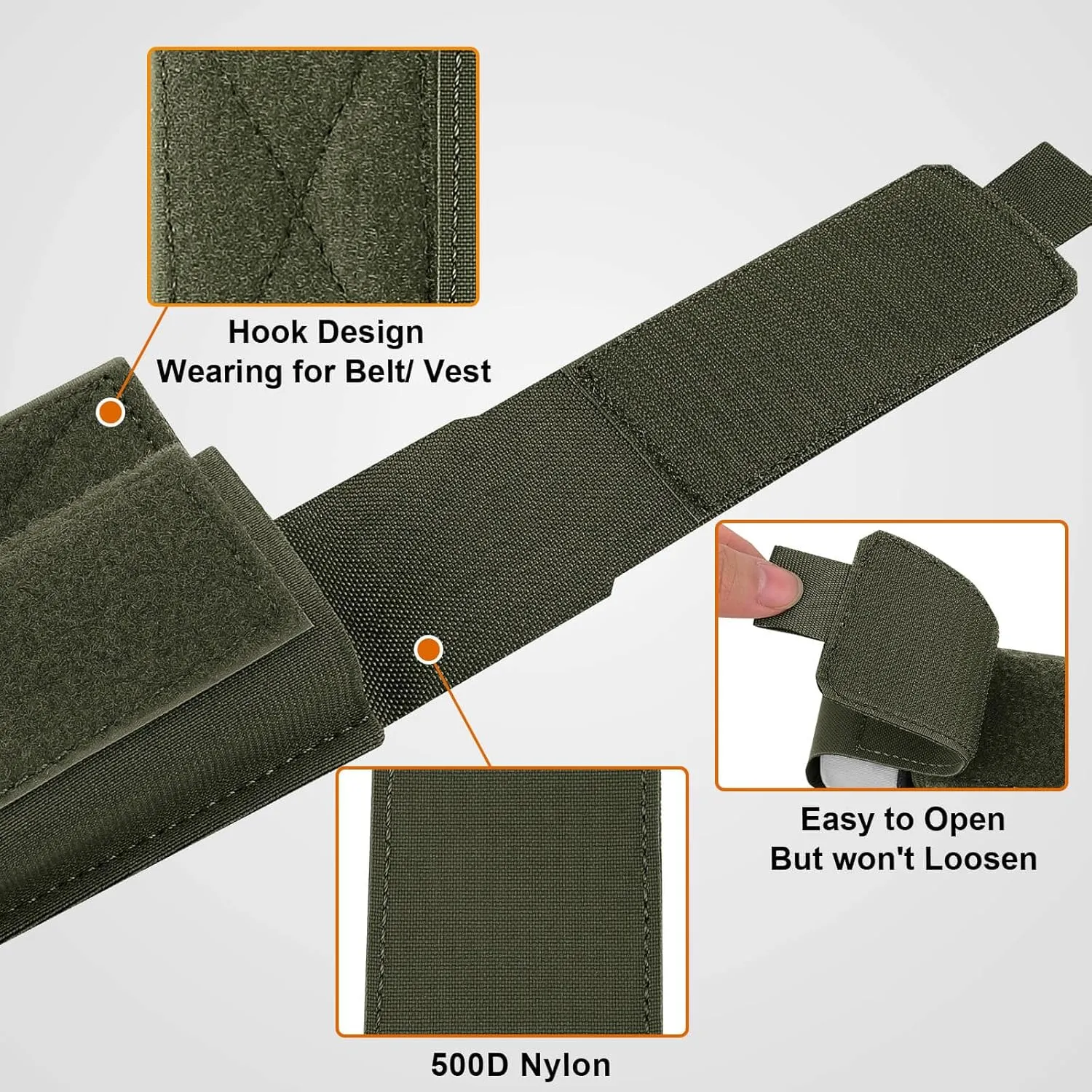 Tourniquet Holder Tactical TQ Holders with Hook and Loop Tourniquet Strap Storage Pouch Medical Pouches for Vest and Duty Belt