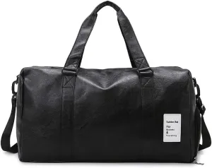 Travel Bag,Travel Duffle Bag, Gym Bag for Women, Overnight Carry On Luggage Bags, Airplane Travel Essentials for Flying(Black)
