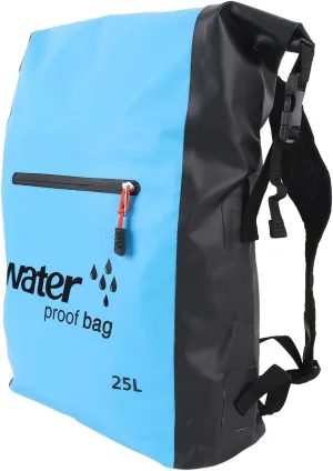 Travel Dry Bag, Dry Backpack and Wet Compartments Portable Enduring 25L Spacious for Floating (Blue)