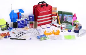 Travel-First Aid-Kit Car-Home Outdoor-Adventure - Small Portable Red Emergency Essential Sets Office Hiking Camping Business Public Must Have First Aid Gear Equipment (Emergency Kit, Regular)