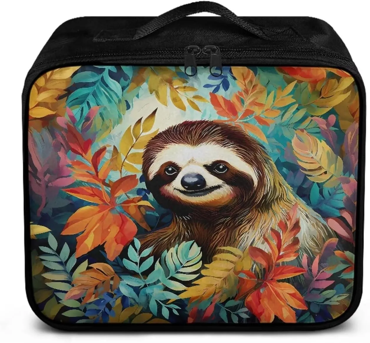 Travel First Aid Kit Cute Sloth Pattern Medicine Box Organizer Storage Empty First Aid Bag Tactical Emergency Medical Kit
