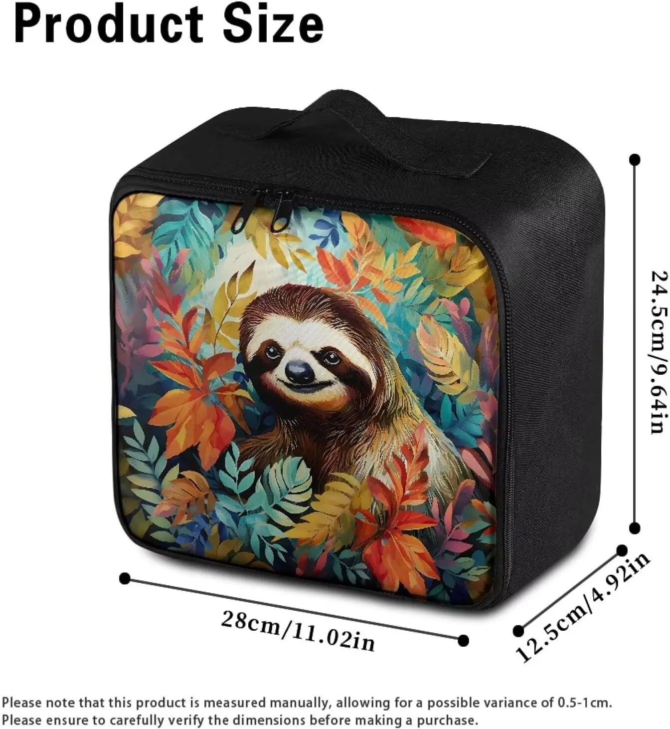 Travel First Aid Kit Cute Sloth Pattern Medicine Box Organizer Storage Empty First Aid Bag Tactical Emergency Medical Kit