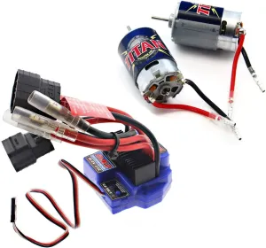 Traxxas 1/10 E-Revo 16.8V WATERPROOF EVX-2 ESC & 2 TITAN 550 MOTORS Fwd Rev