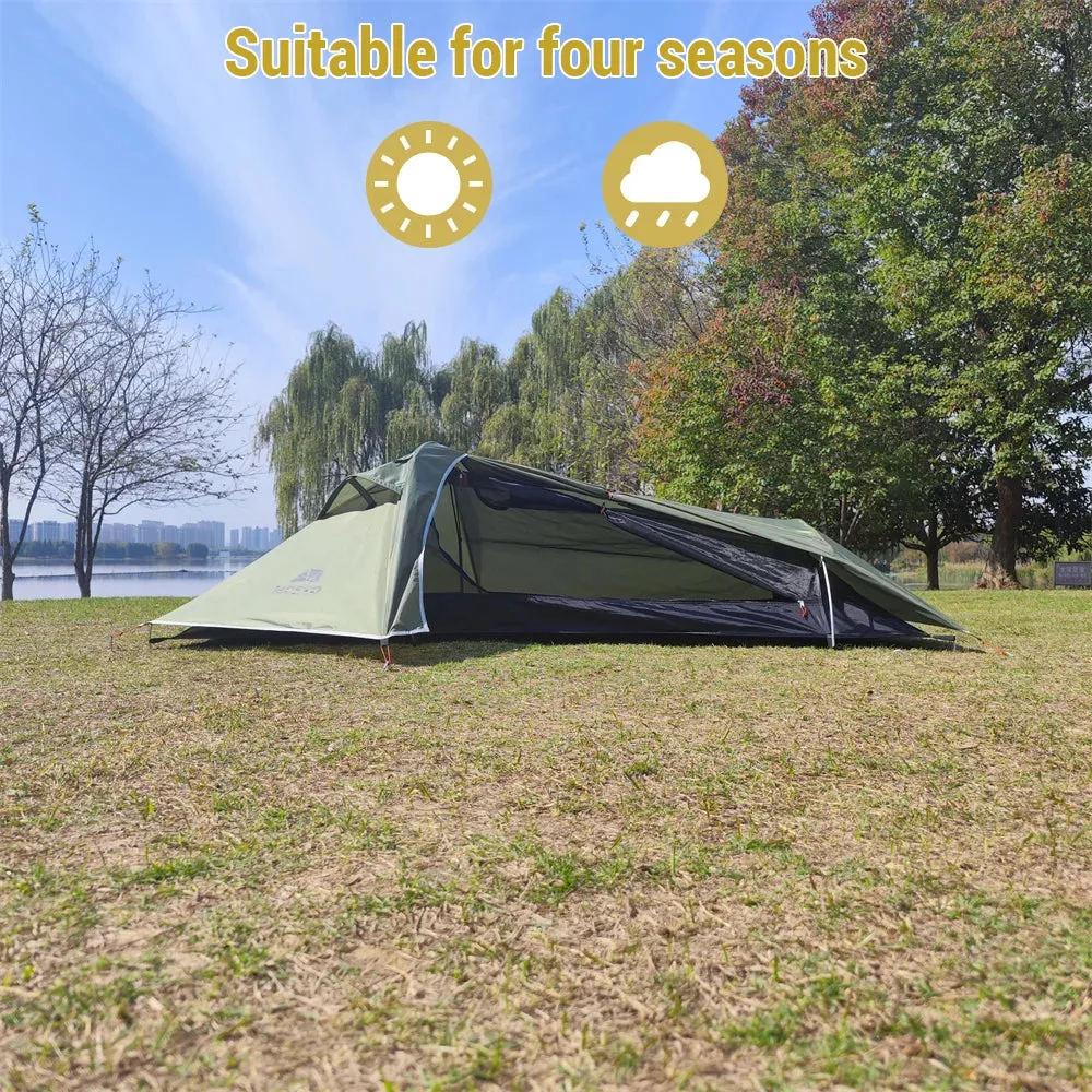 Ultralight 1-Person Backpacking Tent: Stormproof, All-Season Camping Shelter