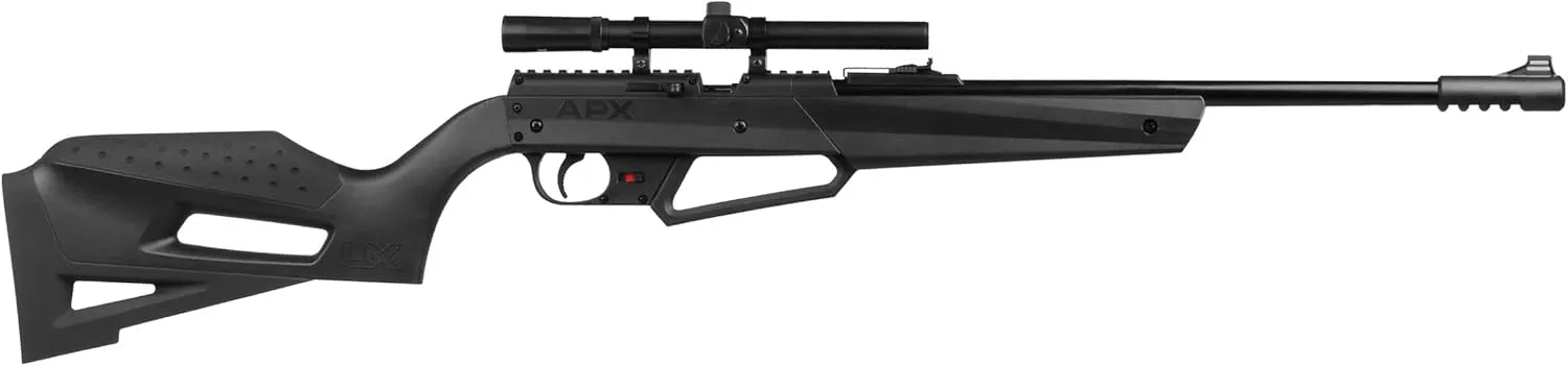 Umarex NXG APX Multi-Pump Pneumatic Youth .177 Caliber Pellet or BB Gun Air Rifle - Includes 4x15mm Scope