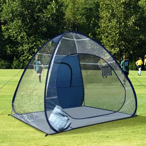 UNP Sports Tent All Weather Clear PVC Camping Pod for Camping, Soccer, Football, and Ice Fishing