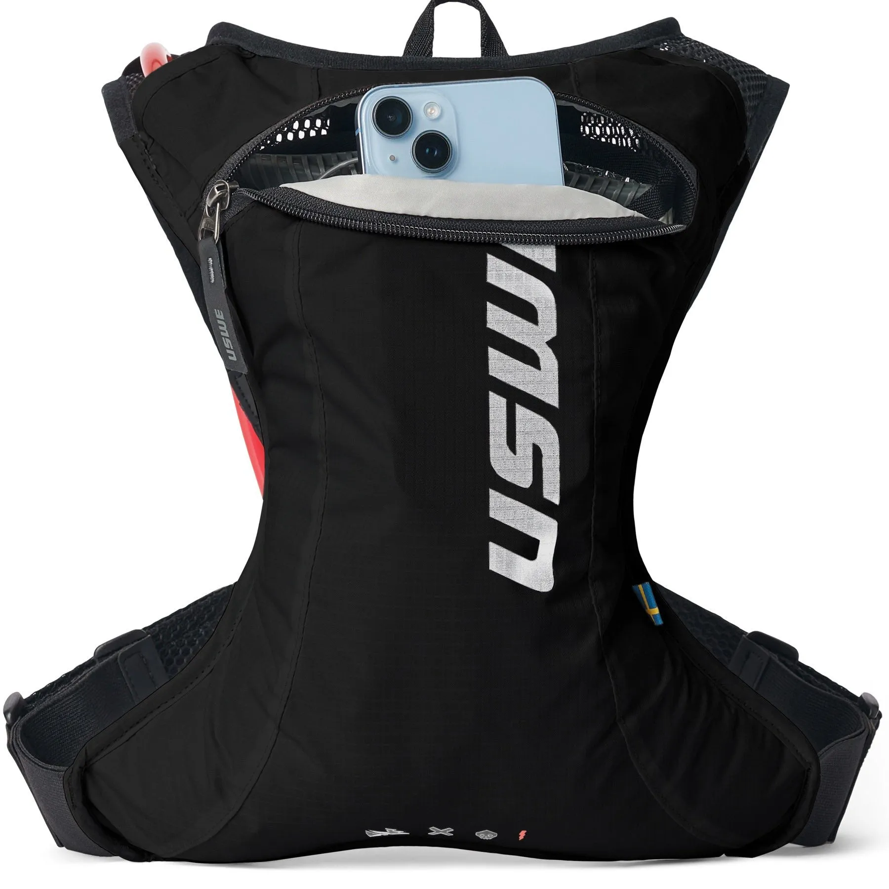 USWE Race 2.0 2L Hydration System Backpack - Black