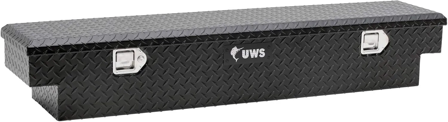 UWS EC10903 59-Inch Matte Black Heavy-Wall Aluminum UTV Tool Box, Select Polaris Ranger, No Brackets