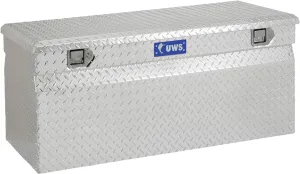 UWS EC20261 48-Inch Heavy-Wall Aluminum Cargo Carrier Box, RigidCore Lid,Silver