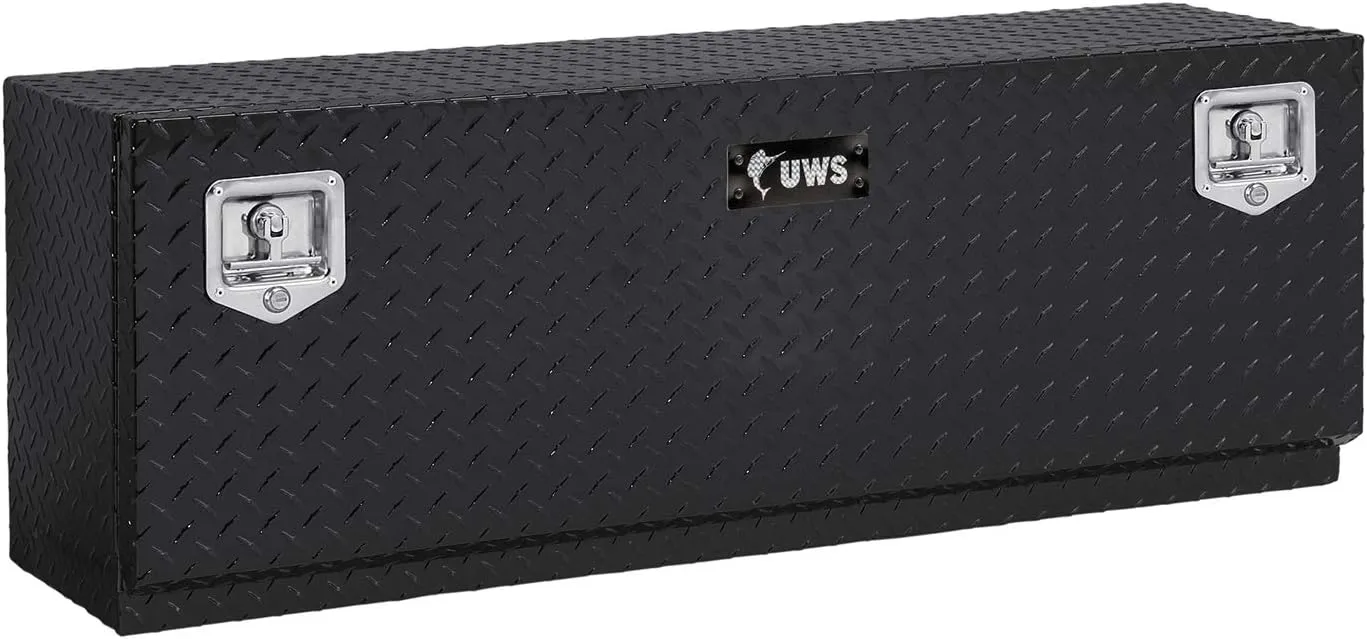 UWS EC40032 60-Inch Gloss Black Heavy-Wall Aluminum Single-Door Topside Tool Box