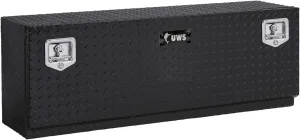 UWS EC40032 60-Inch Gloss Black Heavy-Wall Aluminum Single-Door Topside Tool Box