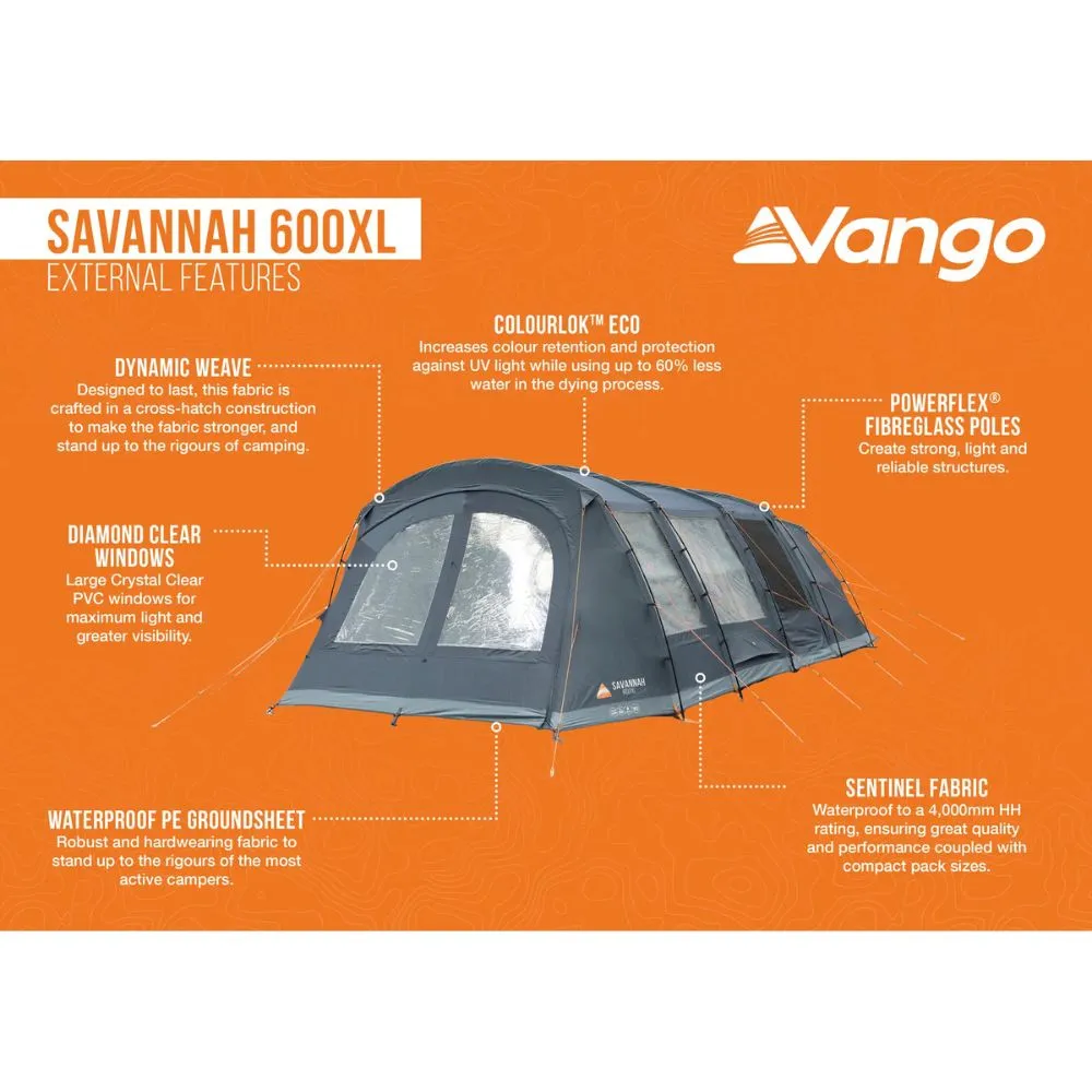 Vango | Savannah Poled Tent Package | 600XL