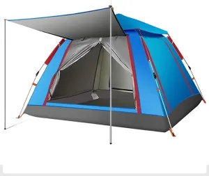 VejiA Camping Tent Rainproof Multifunction Automatic Outdoor Thick Family Tents 3-4 Person