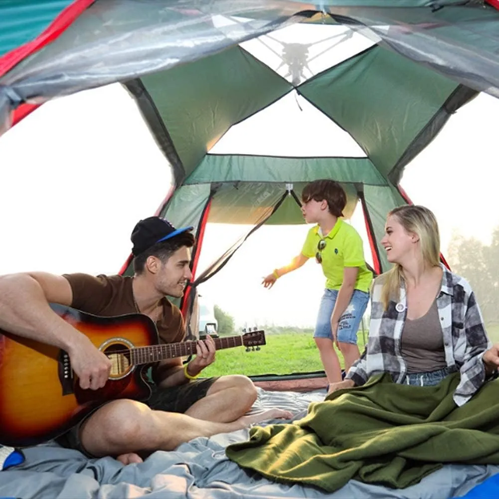 VejiA Camping Tent Rainproof Multifunction Automatic Outdoor Thick Family Tents 3-4 Person