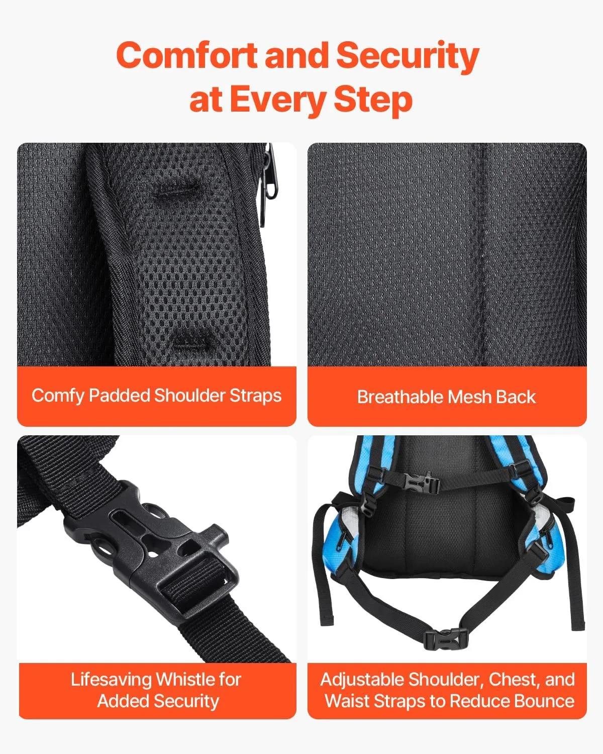 VEVOR Hydration Backpack, Water Backpack with TPU Water Bladder, Tactical Molle Hiking Hydration Pack with Storage for Men Women, Hydro Water Daypack for Hiking Running Cycling Camping