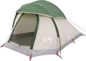vidaXL Camping Tent Dome 1-Person Green Waterproof