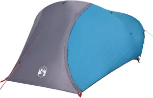 vidaXL Camping Tent Dome 4-Person Blue Waterproof