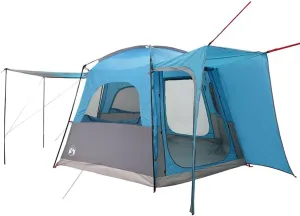 vidaXL Car Tent 4-Person Blue Waterproof