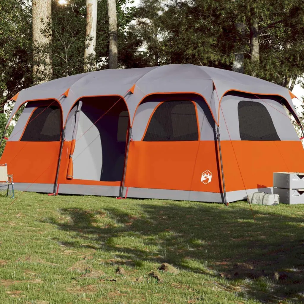 vidaXL Family Tent for 10 People Dome Tent Camping Tent Waterproof