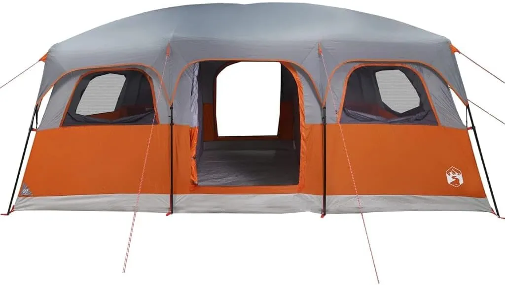 vidaXL Family Tent for 10 People Dome Tent Camping Tent Waterproof