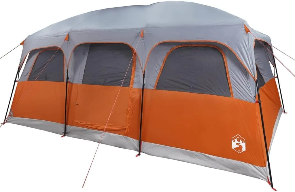 vidaXL Family Tent for 10 People Dome Tent Camping Tent Waterproof