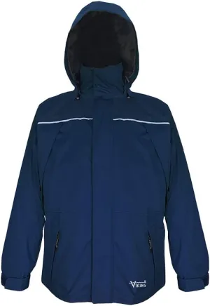Viking Tempest Classic Waterproof and Windproof All Weather Shell Jacket with Reflective Piping