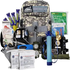 Vital 72 Hour Emergency Survival Kit for Family - Be Prepared for Hurricanes, Floods, Tornadoes or Other Disasters - 72 Hours of Food & Water for 2 Per Bag
