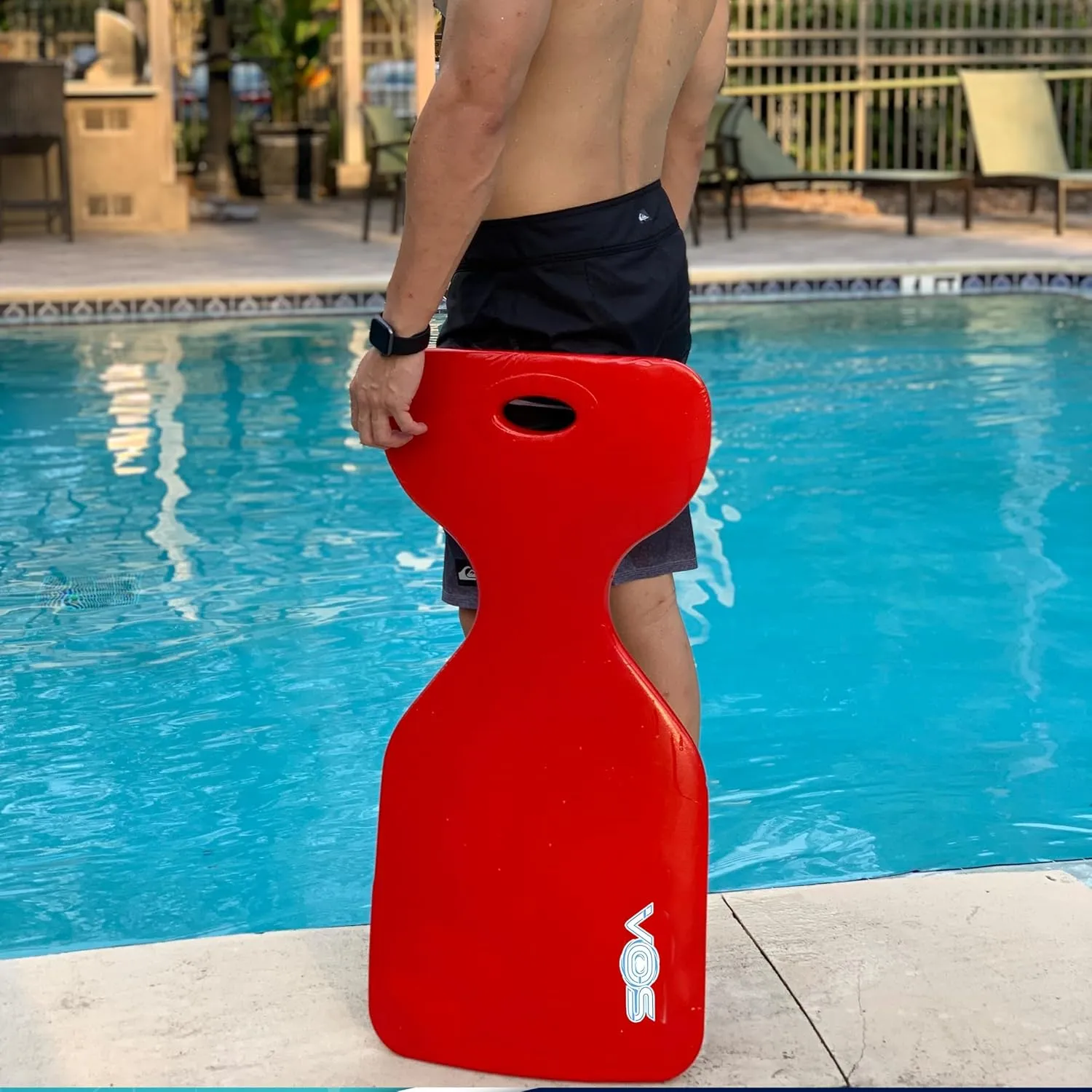 VOS Phoenix Graphic Printed Saddle Effusion Water Floats - |UV Resistant & Ultra Buoyant, Comfortable Floating Seats