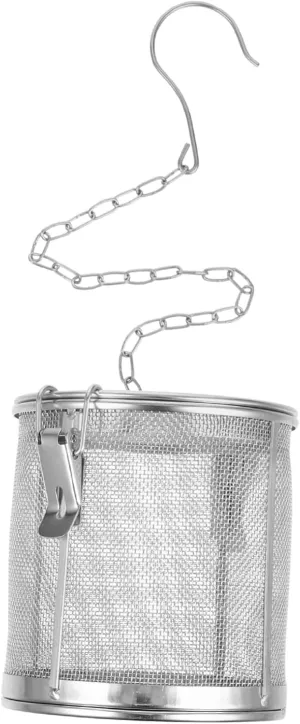 VOSAREA Food Seasoning Infuser Mesh Brine Basket for Cooking Supplies Kitchen Accessory for Flavorful Meat Preparation and Easy Cleaning