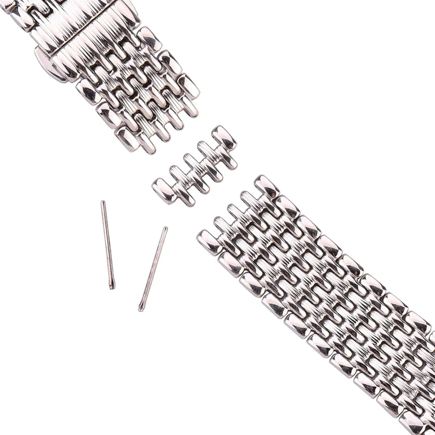 watch 16mm 18mm 20mm 22mm silver stainless steel watchbands women men solid wrist watch strap accessories