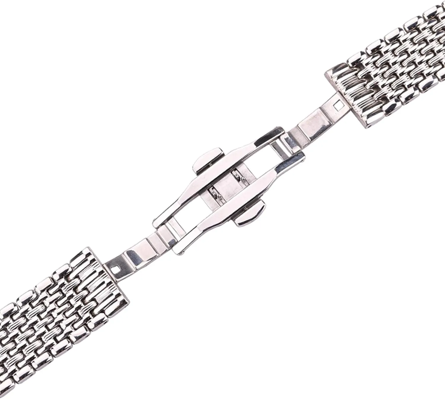watch 16mm 18mm 20mm 22mm silver stainless steel watchbands women men solid wrist watch strap accessories