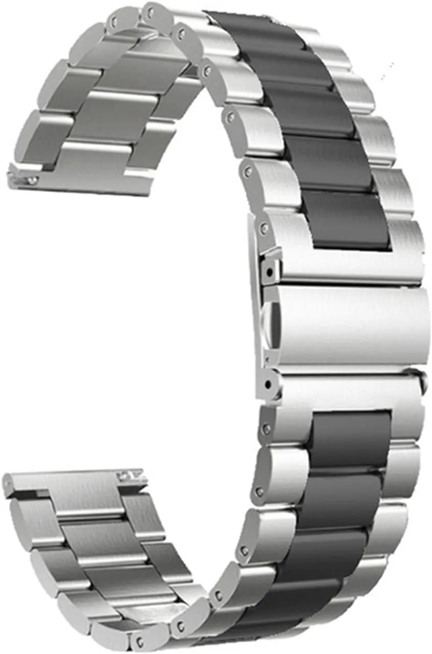 Watch Strap Metal Stainless Steel Bracelet 20mm Quick Release Accessories