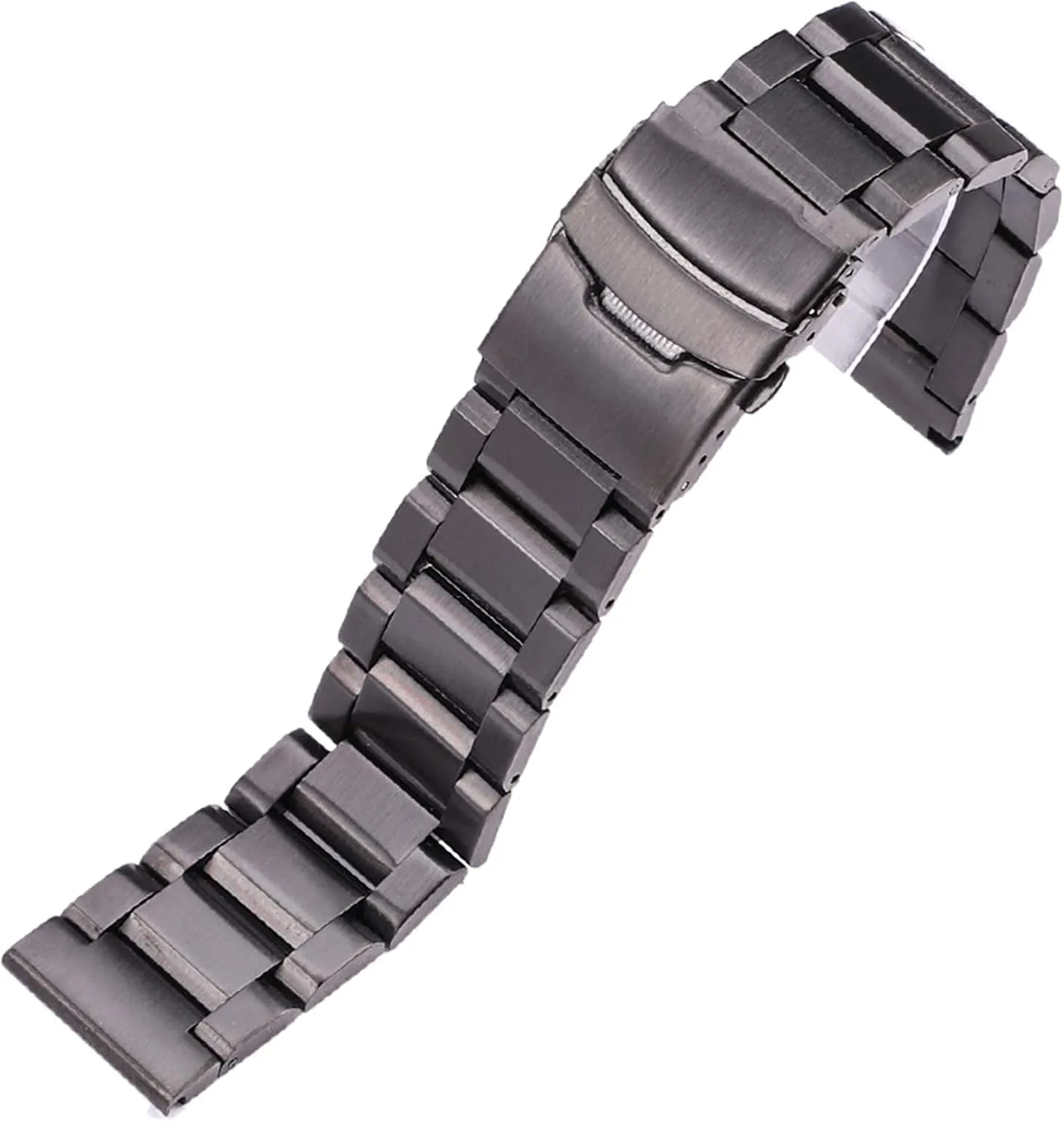 watch strap, stainless steel strap 18mm 20mm 22mm 24mm brushed metal replacement accessories bracelet