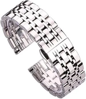watch straps 18mm 20mm 22mm stainless steel band strap silver polished mens luxury replacement metal watchband bracelet accessories
